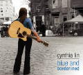 blue and borderlined cd cover